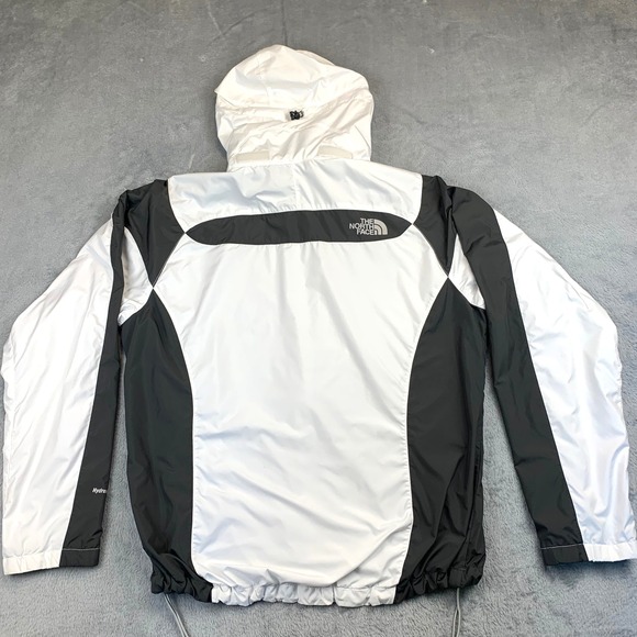 The North Face Hydrenalite Hooded Windbreaker Jacket Women's M White Black - Picture 3 of 9